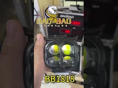 4 ไลด์ทรงกวาง สีดํา อลูมิเนียม สีขาว สีเหลือง ไฟฉาย LED มอเตอร์ไซค์