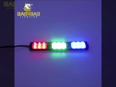 มี Fancy Light Bar 18 LED Module Lamp สีแดง สีน้ําเงิน แสงสว่าง การตกแต่งจักรยาน