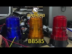 ไฟฉายสีแดงสีน้ําเงิน 24 วอล์ท สากลหมุน Blaster เตือนแสง LED