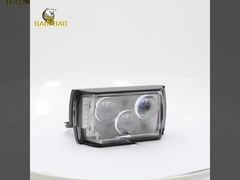 80V 3 กลีบโลหะ 2 สี แสงสว่างแดง ฟ้า มอเตอร์ไซเคิล ไฟฉายแสง LED