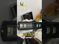 โลหะทั่วไป ขาวเหลือง รถจักรยานยนต์ LED สีสอง ไฟหน้ารถไฟงานรถ