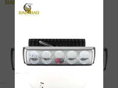 ไฟเตือน สีแดง สีน้ําเงิน Strobe โลหะไฟหน้าหลอดสําหรับไฟหมอกมอเตอร์ไซค์