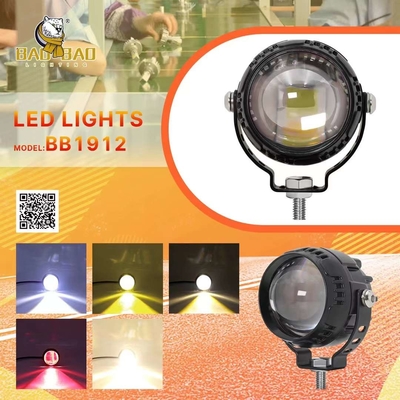 สายสว่างเดียว สีขาว สีเหลือง สีแดง แฟลช อลูมิเนียม มอเตอร์ไซค์ แหล่งส่อง LED ภายนอก