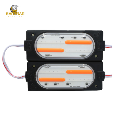 แฟนซี ไลท์ 12 วอลต์ แดงฟ้า แฟลช ขนส่ง LED Module Light Bar