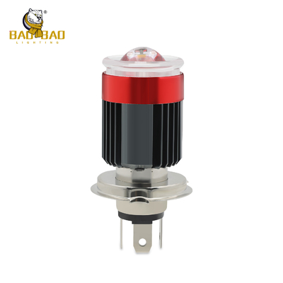 H4 BA20D กล่องสีดํา 80V มหาวิทยาลัยจักรยานยนต์ LED ไฟหน้าหลอด