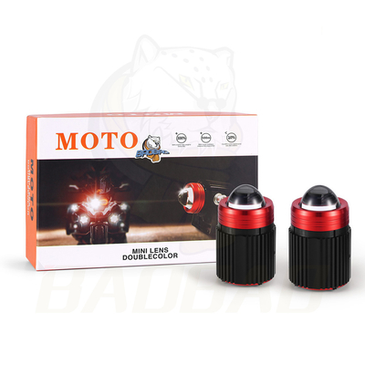 46W โลหะสีขาวเหลือง มอเตอร์ไซค์ช่วย LED ขับรถ มินิหมอกไฟ