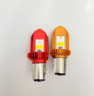 H4 โลหะ สีขาวเหลือง 2 สี 2 หน้า มีโค้ล มอเตอร์ไซค์ ไฟฟ้า LED
