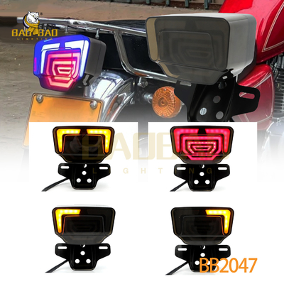พลาสติก แสงไฟ LED มอเตอร์ไซเคิลไฟแดงมี Tailight อะไหล่