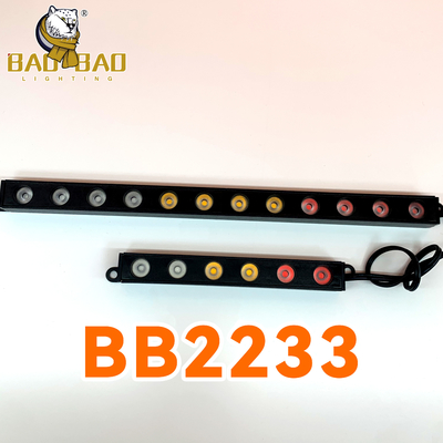 6 LED 12 LED VIP Light สีแดง สีน้ําเงิน Strobe Fancy Module CG มีอะไหล่รถยนต์
