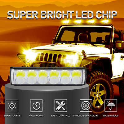 Warning Light Red Blue Strobe Metal Headlight Bulb For Motorcycle Fog Light