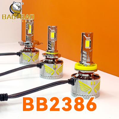 ทองเหล็กโลหะ LED ไฟหน้าหลอดไฟฟ้า กันน้ํา H4 H7 H11 9006 9005 ไฟหน้า LED สําหรับรถยนต์